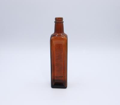 BOTTLE, BROWN GLASS - DJ FOWLER LTD