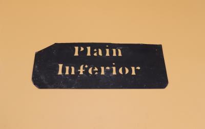 STENCIL, FRUIT PACKING CASE - PLAIN INFERIOR