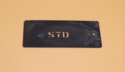 STENCIL, FRUIT PACKING CASE - STD