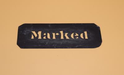 STENCIL, FRUIT PACKING CASE - MARKED