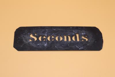 STENCIL, FRUIT PACKING CASE - SECONDS