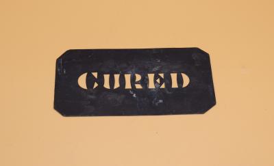 STENCIL, FRUIT PACKING CASE - CURED