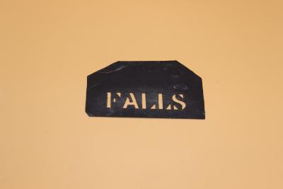 STENCIL, FRUIT PACKING CASE - FALLS