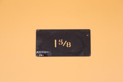 STENCIL, FRUIT PACKING CASE - 1 5/8
