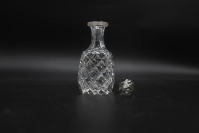 BOTTLE, OIL - CUT GLASS