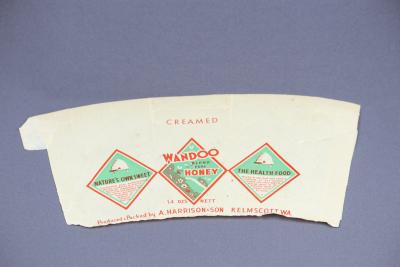 CONTAINER, WAXED PAPER - HONEY