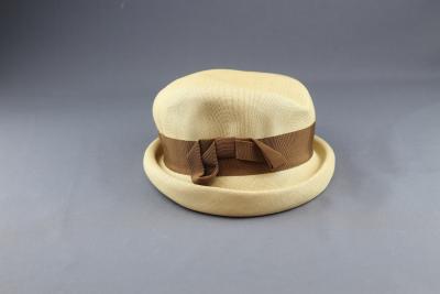 HAT, FAWN - BROWN BAND