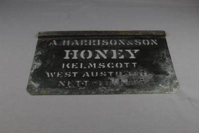 PACKING CASE STENCIL - A HARRISON & SONS HONEY