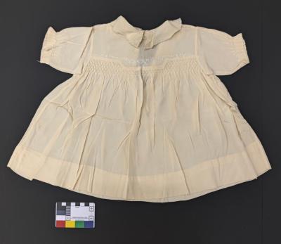 DRESS: CHILDRENS, SILK EMBROIDERED